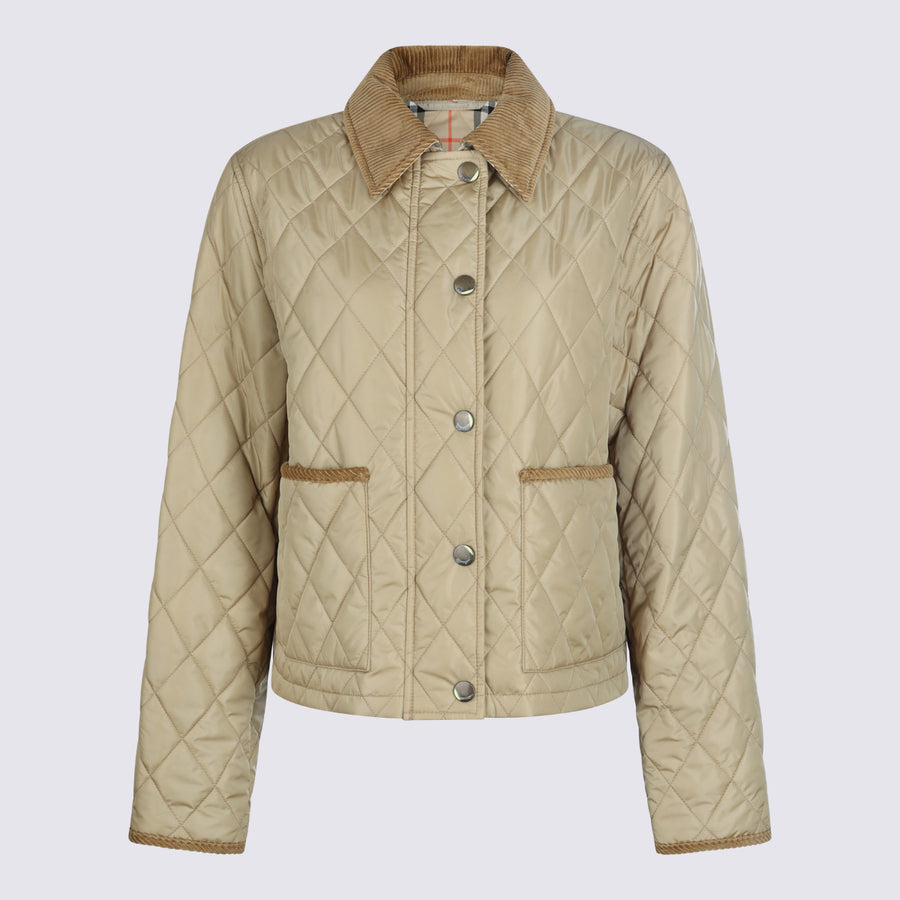 Burberry 100% Polyamide jacket in beige