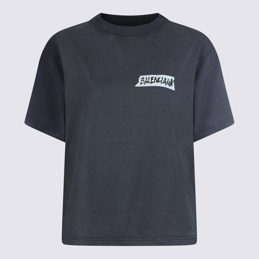 Balenciaga 100% Cotton t-shirt in black
