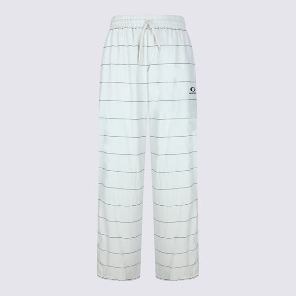 Balenciaga 100% PA trousers in white