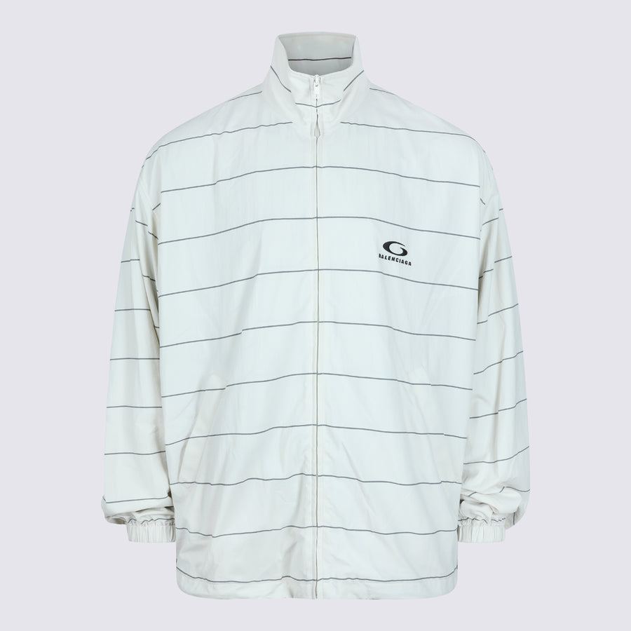 Balenciaga 100% PA jacket in white
