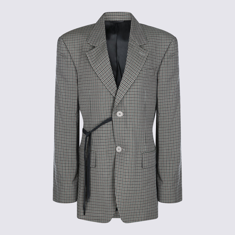 Balenciaga 100% Lyocell blazer in brown