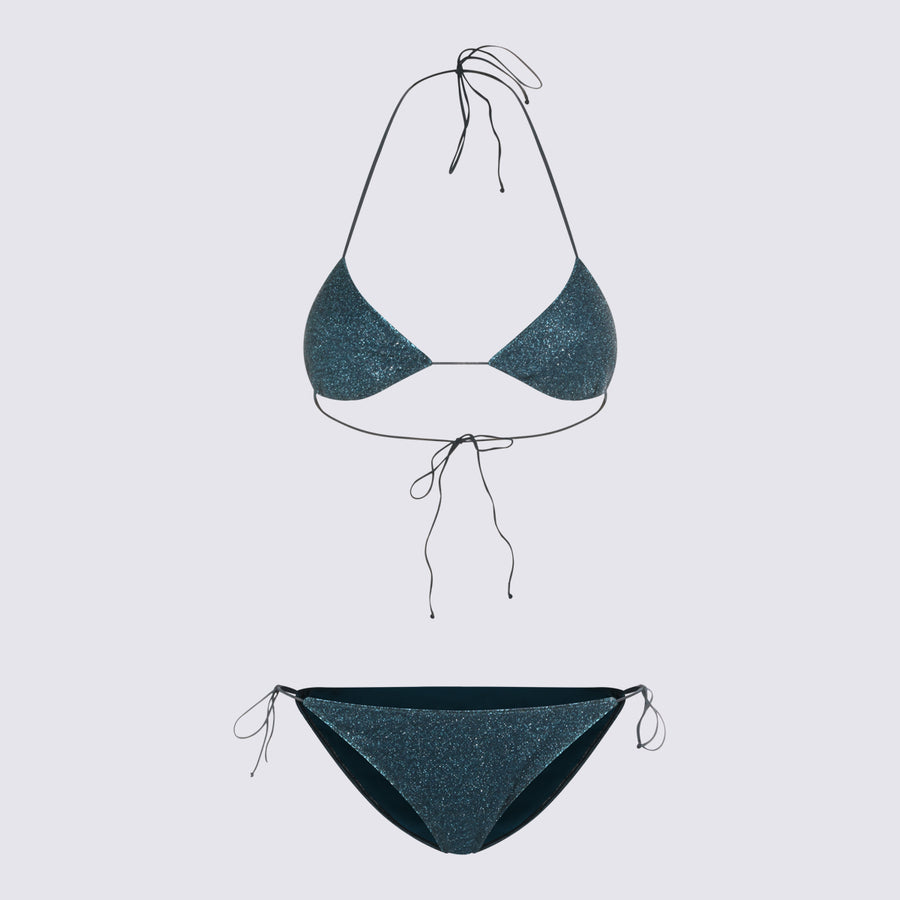 Oseree 64% Polyamide bikini in blue
