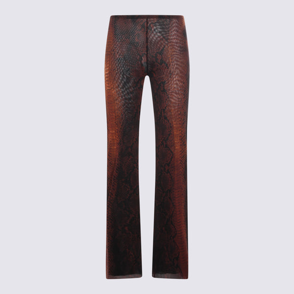Jean Paul Gaultier 100% PA trousers in brown