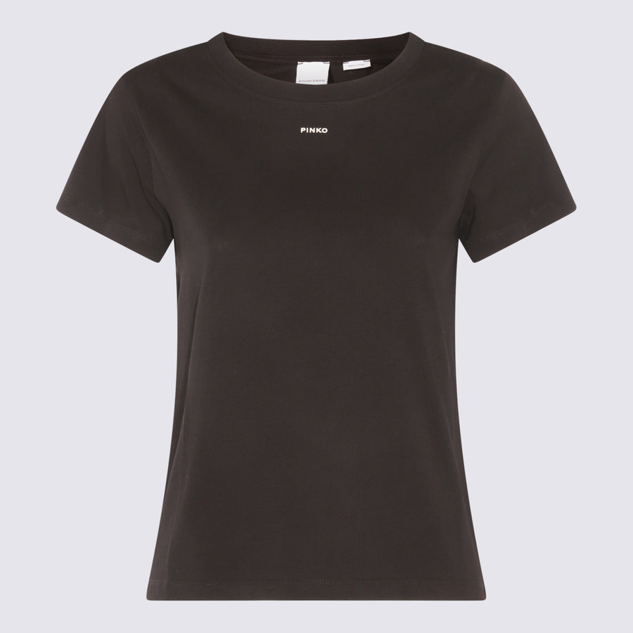 Pinko 100% Cotton t-shirt in black