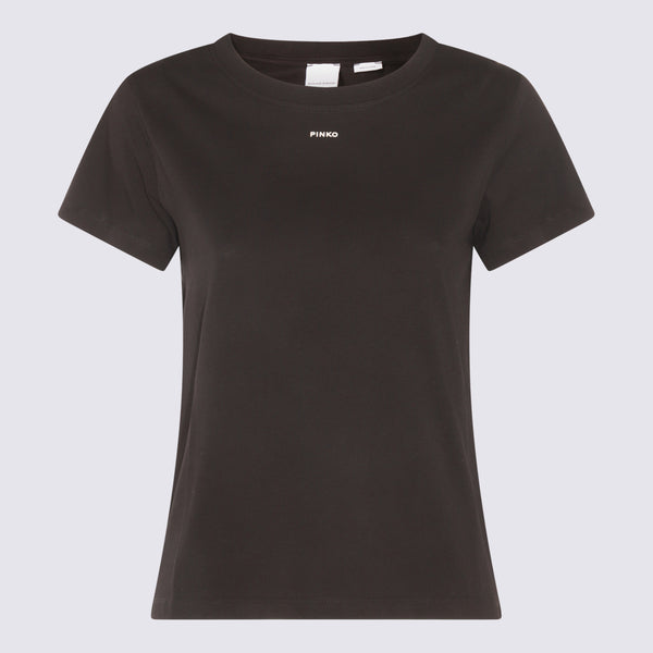 Pinko 100% Cotton t-shirt in black