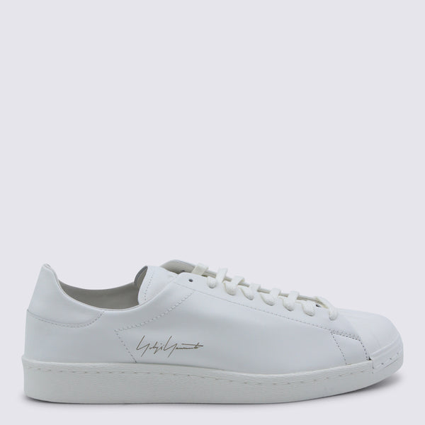 Y-3 Leather sneaker in white