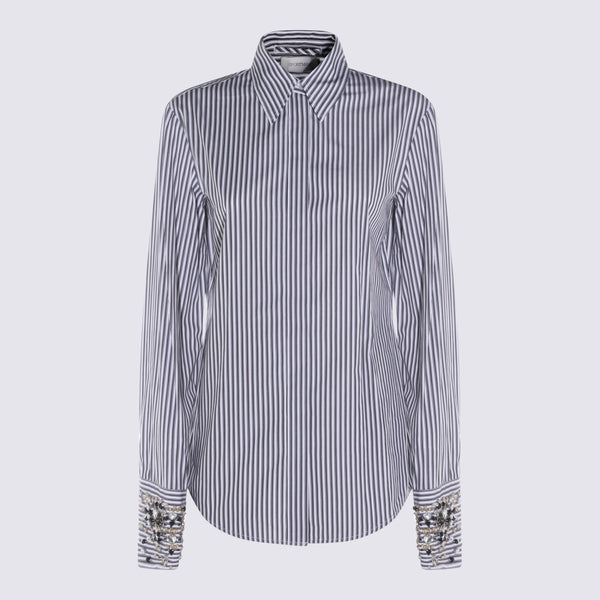 Sportmax 100% Cotton shirt in navy