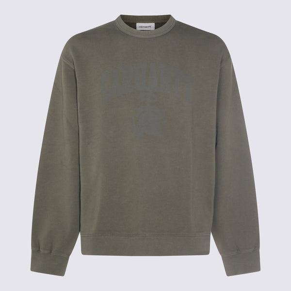 Carhartt Wip 100% Cotton sweatshirt in green