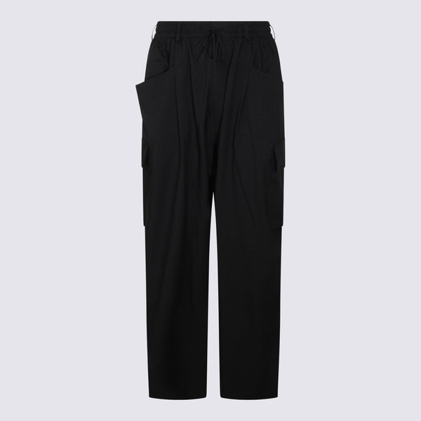 Y-3 100% PET-REC cargo pants in black