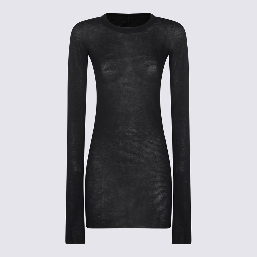 Rick Owens 88% Wool sweater in black
