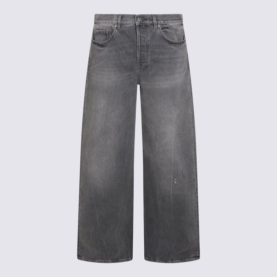 Golden Goose 100% cotton jeans in gray