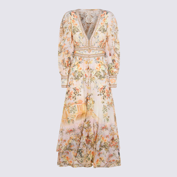 Camilla 82% Polyamide dress in beige