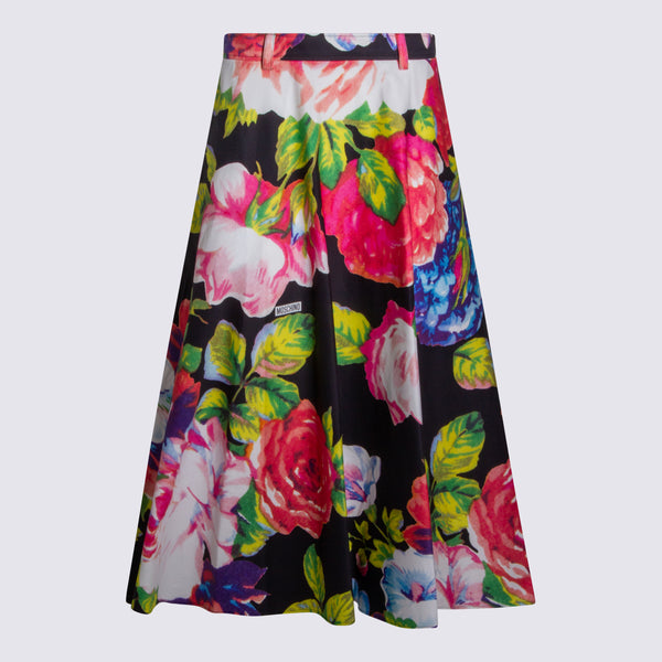 Moschino 97% Cotton skirt in black