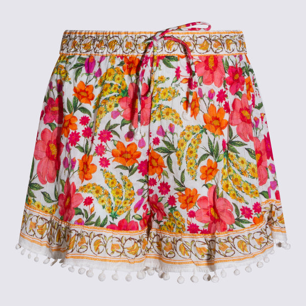 Farm Rio 100% Cotton bermuda shorts in multicolor