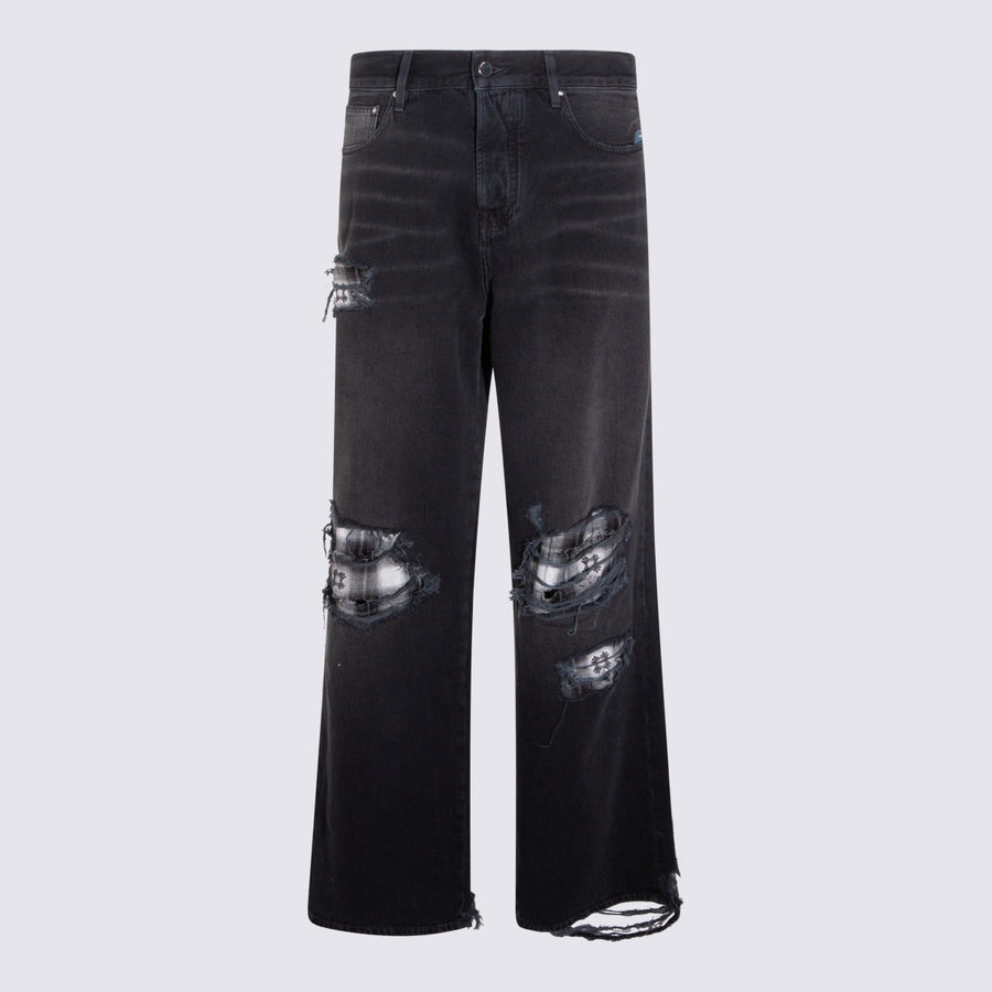 Amiri 100% cotton jeans in black