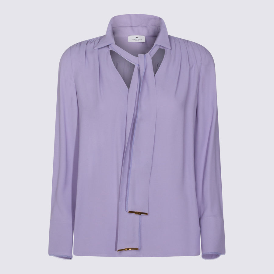 Elisabetta Franchi 100% viscose shirt in purple
