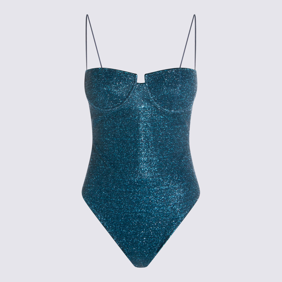 Oseree 64% Polyamide swimsuit in blue