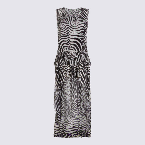 Blumarine 100% Viscose dress in multicolor