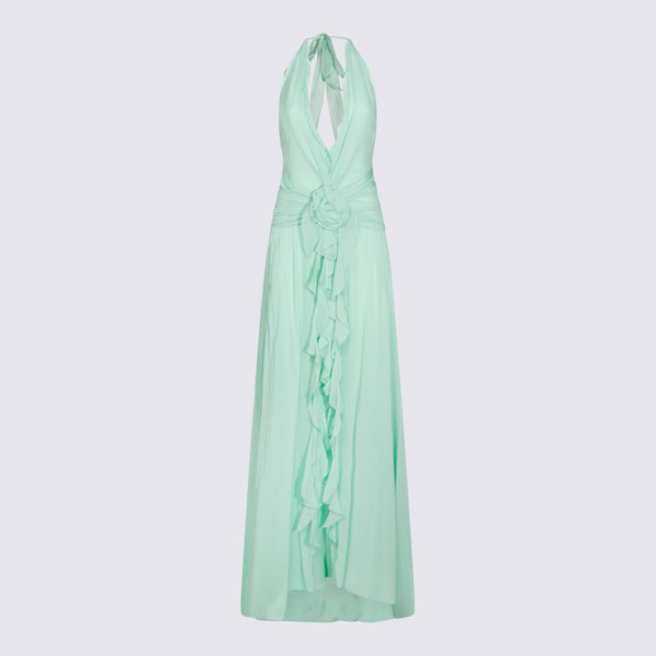 Blumarine 100% Viscose dress in green