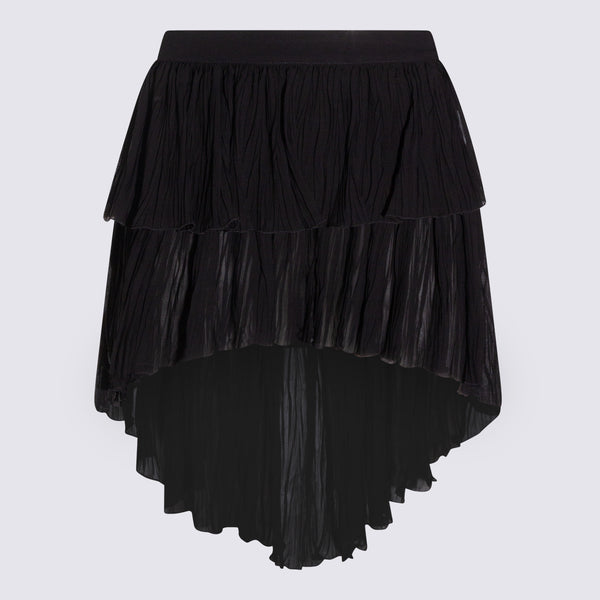 Blumarine 100% Viscose skirt in black
