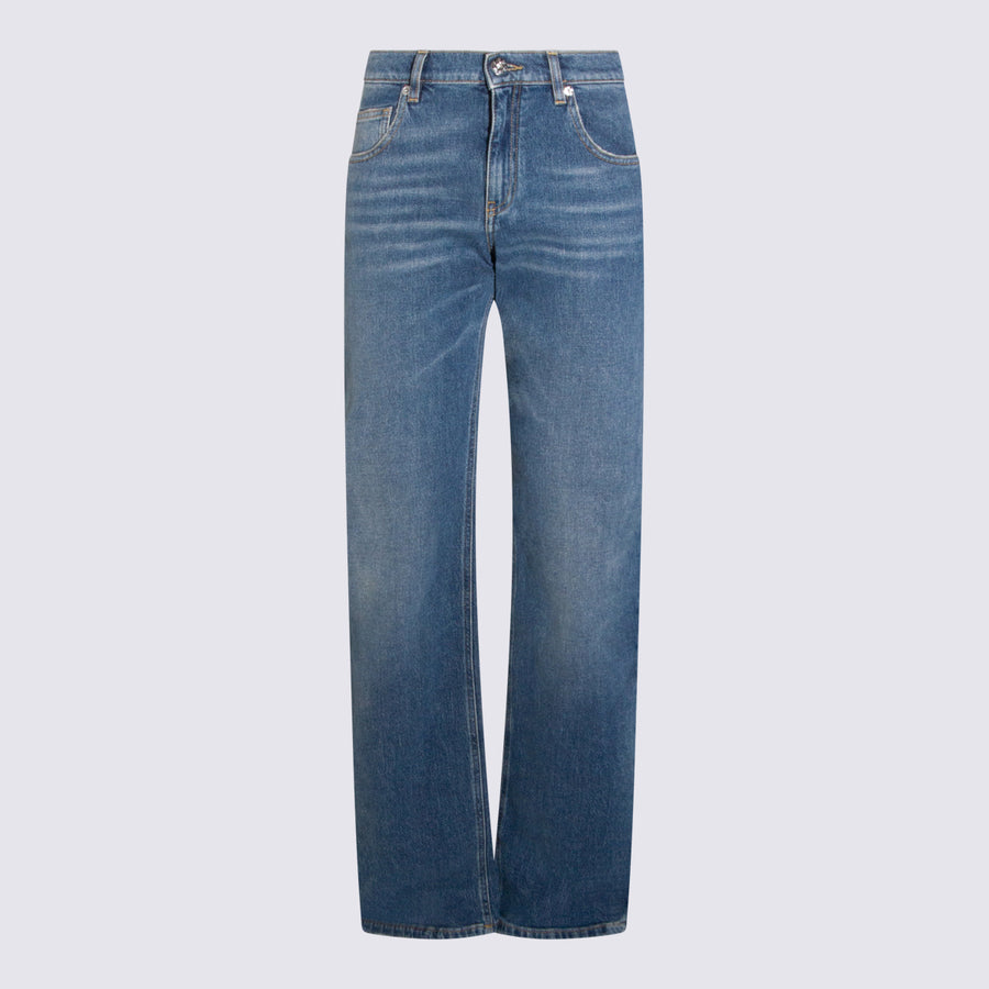 Blumarine 100% Cotton jeans in blue