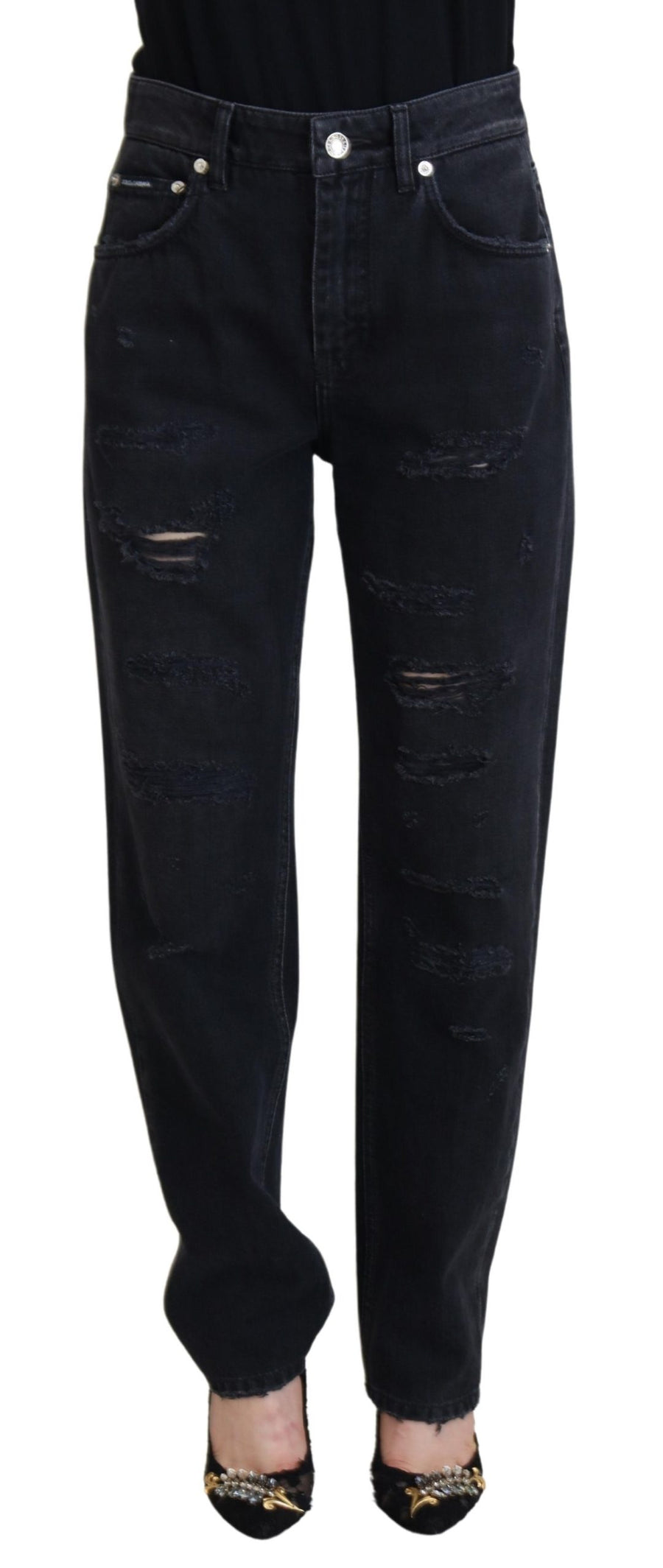 Dolce & Gabbana 98% Cotton jeans in black