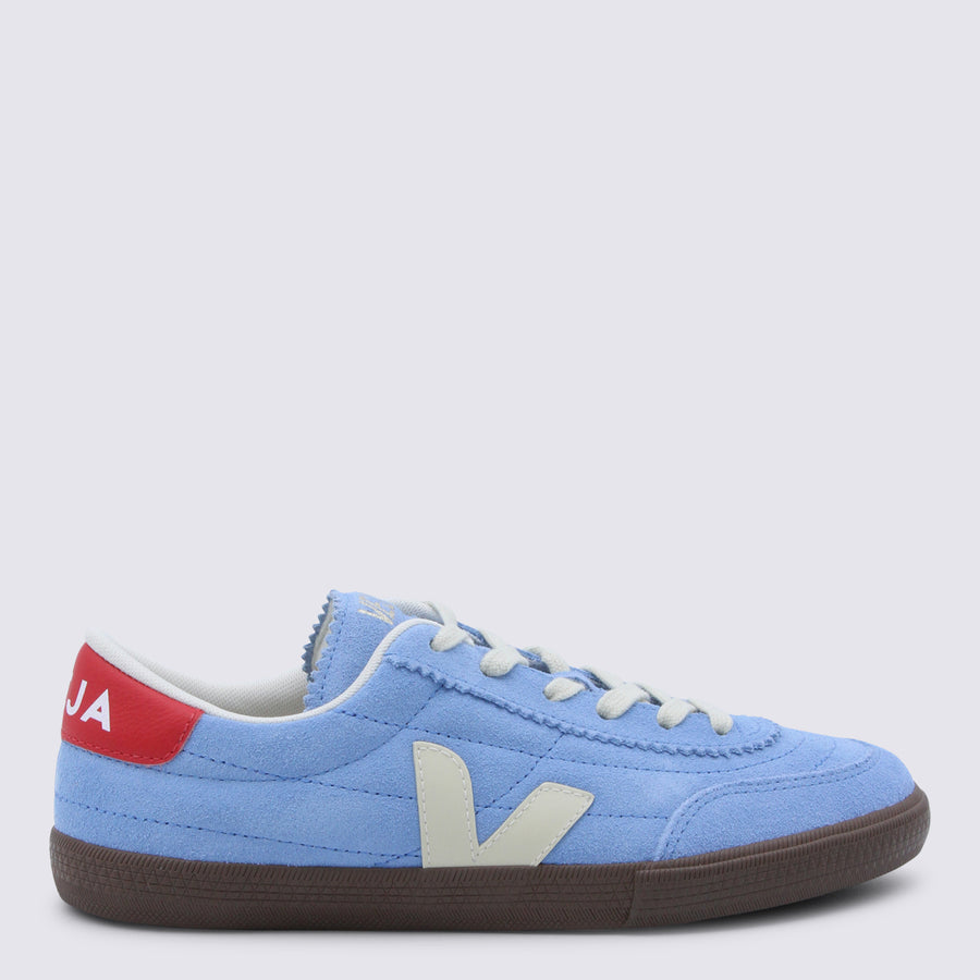 Veja Canvas/Suede upper sneaker in blue