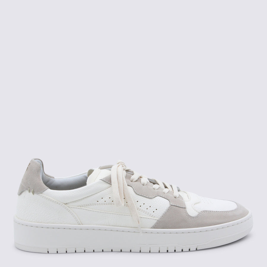 Eleventy Leather and Suede sneaker in multicolor