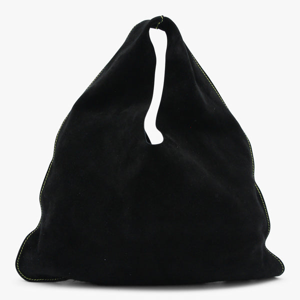 The Row 100% Leather hobo bag in black