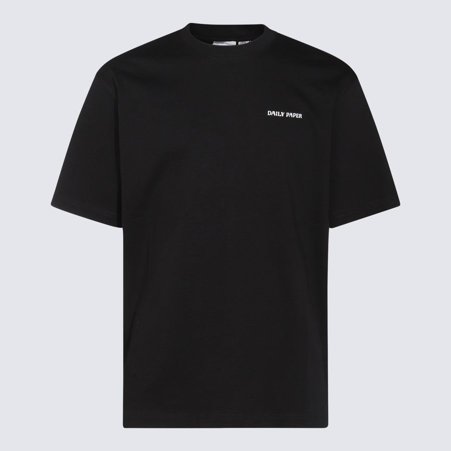 Daily Paper Uomo 100% Cotton t-shirt in black