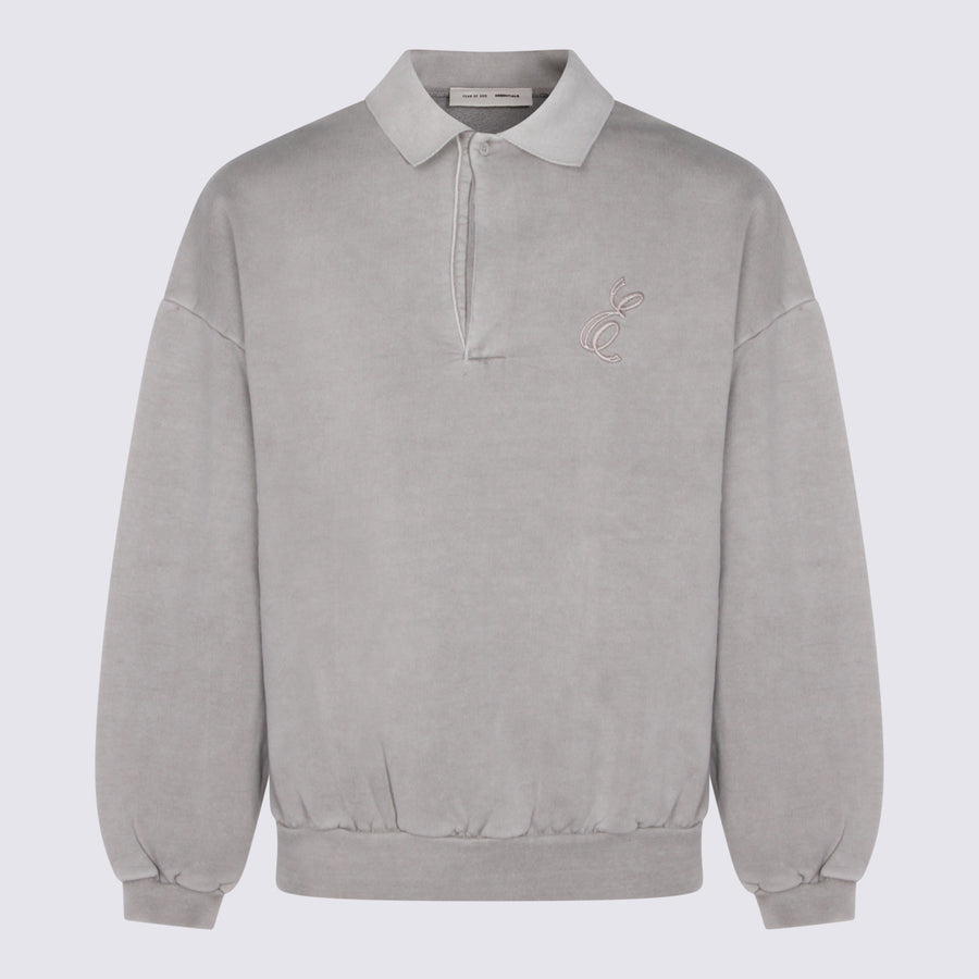 Fear Of God Essentials 100% Cotton sweater in gray