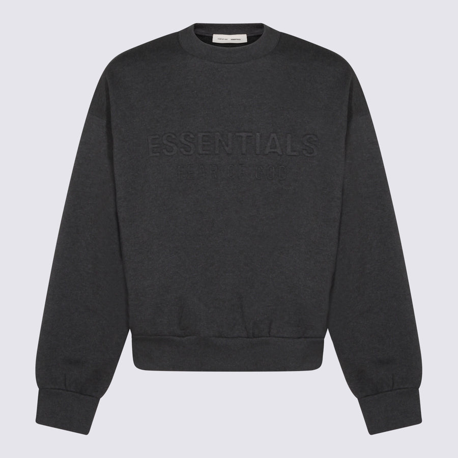 Fear Of God Essentials 80% cotton sweatshirt in gray