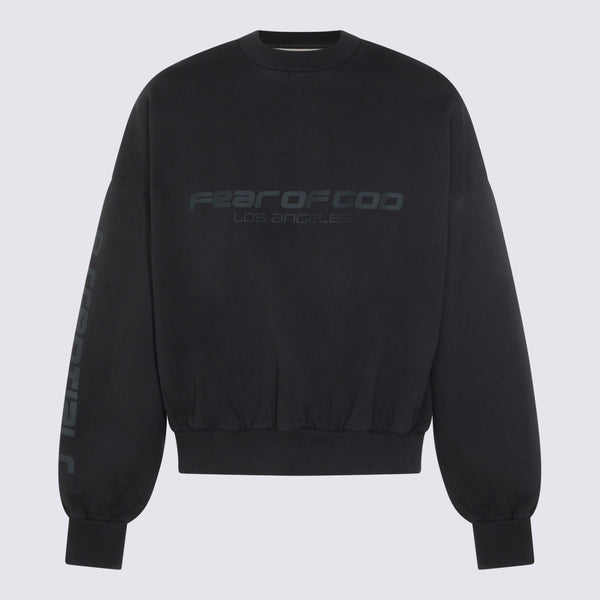 Fear Of God Essentials 100% Cotton sweatshirt in black