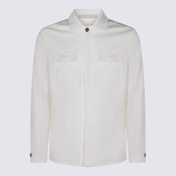 Eleventy 40% Linen jacket in white