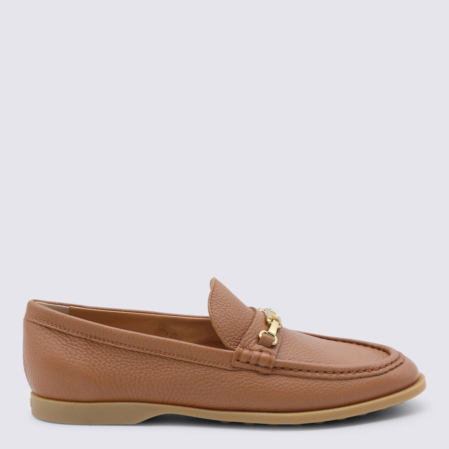 Tod's Leather upper loafer in beige