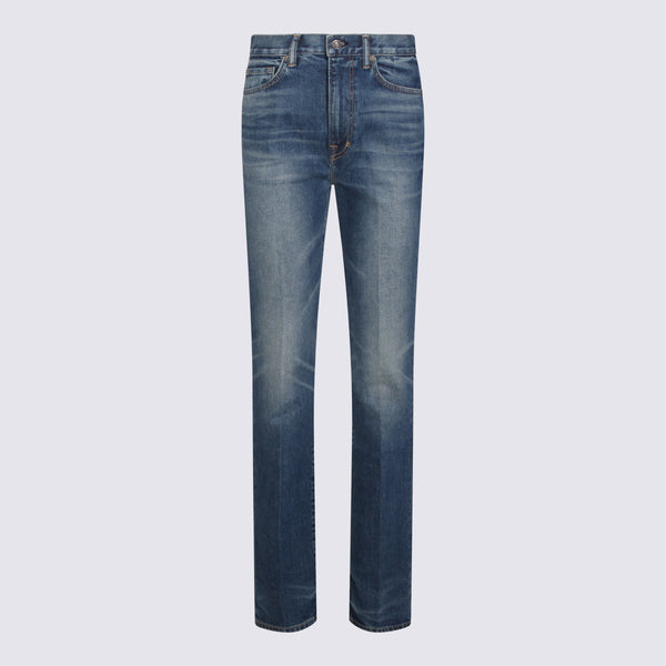 Tom Ford 98% CO 2% PU jeans in blue