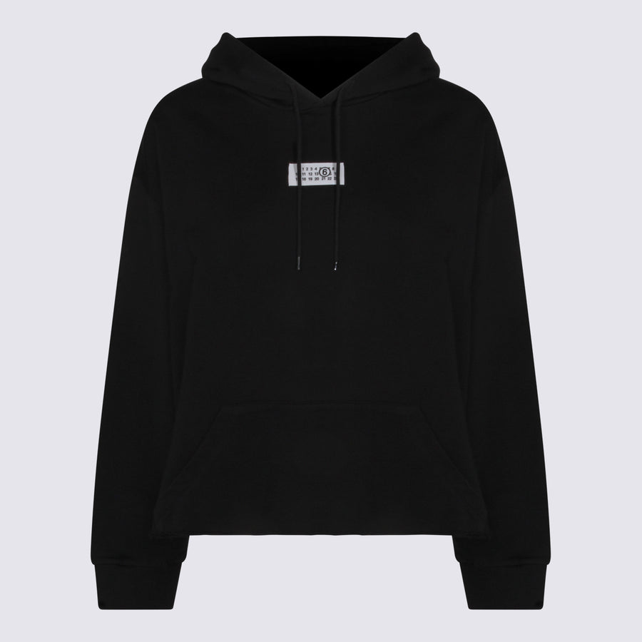 MM6 Maison Margiela 100% Cotton hoodie in black