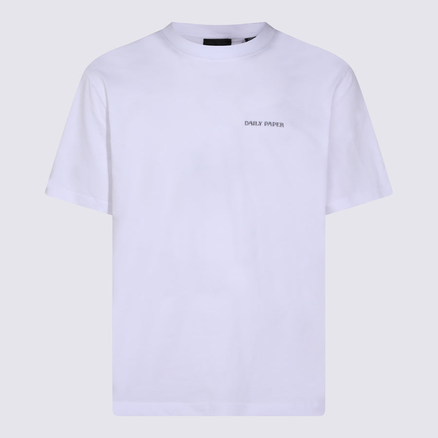 Daily Paper Uomo 100% cotton t-shirt in white