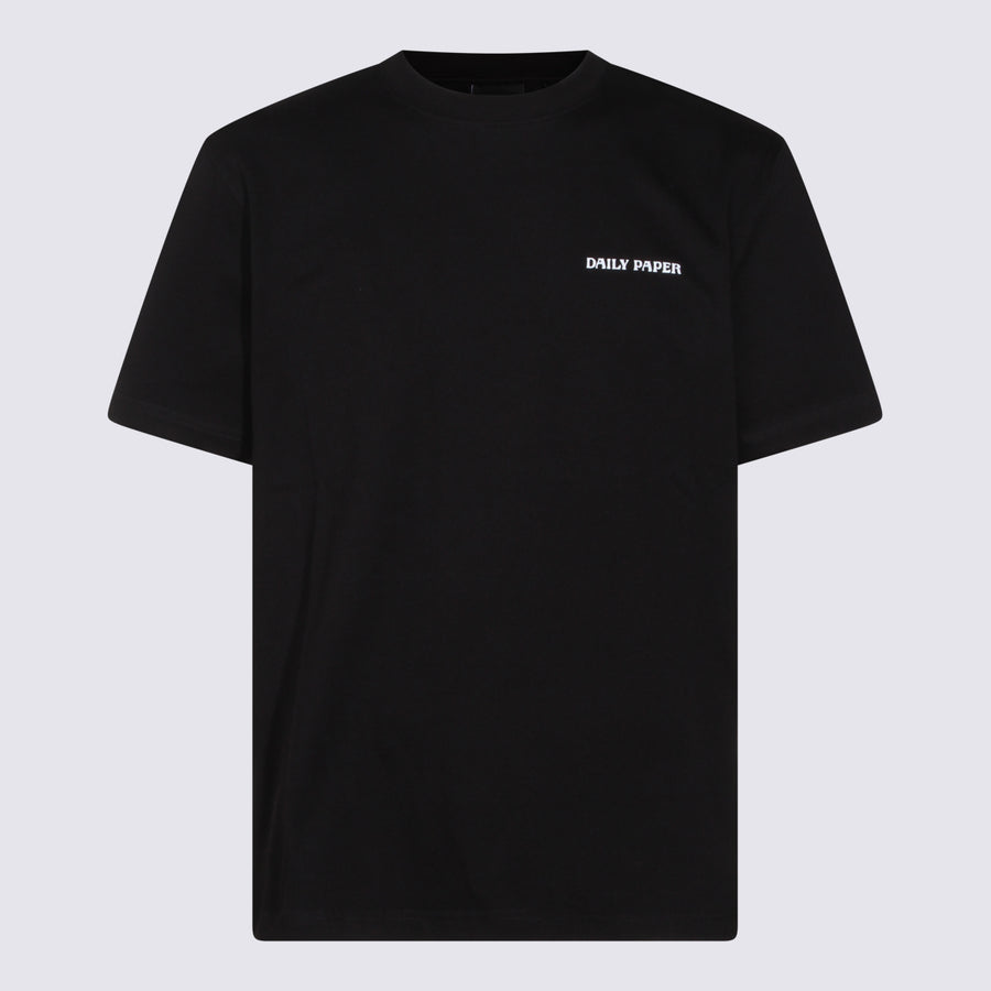 Daily Paper Uomo 100% Cotton t-shirt in black