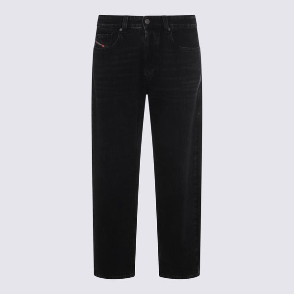 Diesel 82% Cotton jeans in black