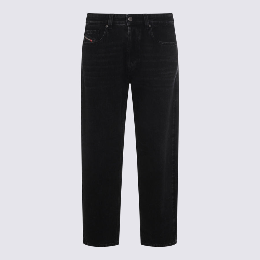 Diesel 82% Cotton jeans in black