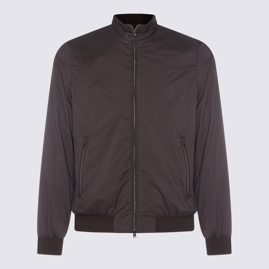 Herno 100% PA jacket in brown