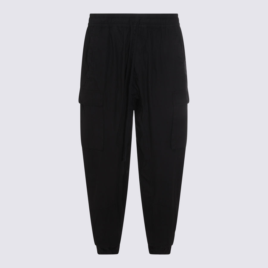 Thom Krom 100% cotton cargo pants in black