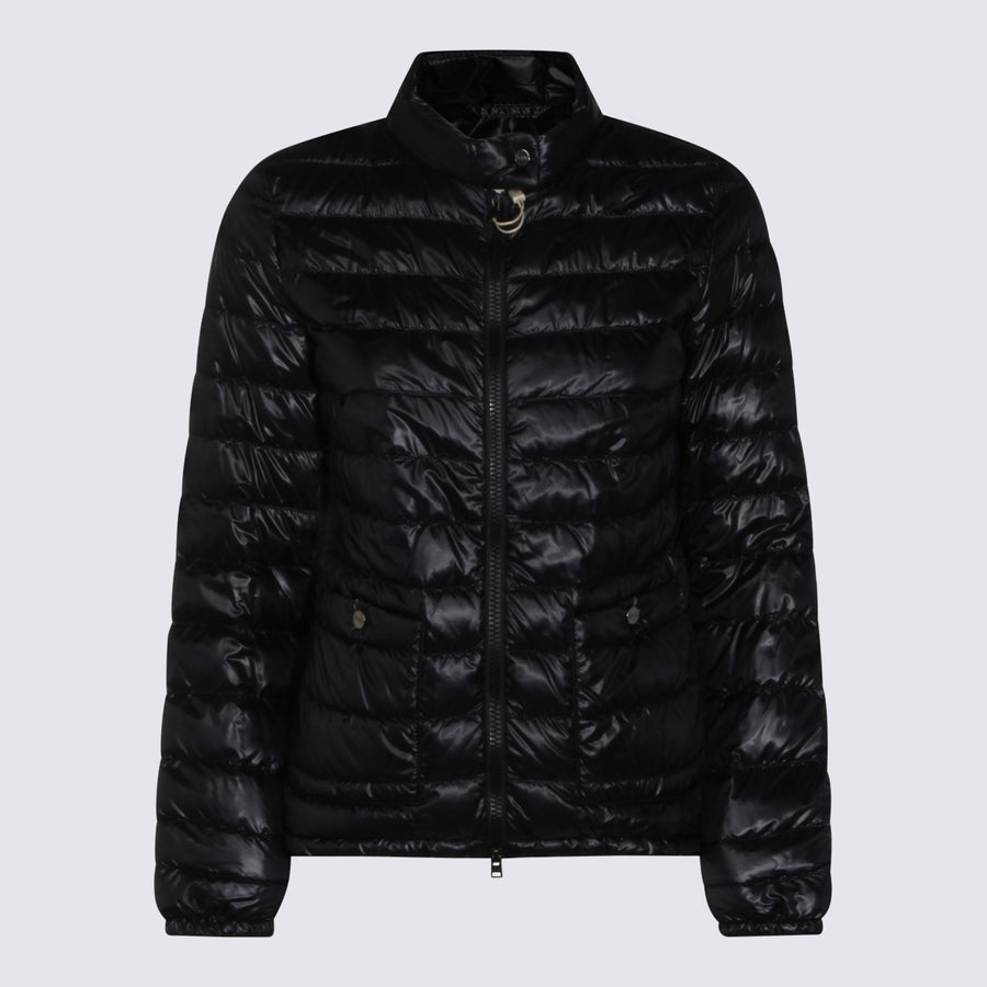 Herno 100% Polyamide down jacket in black