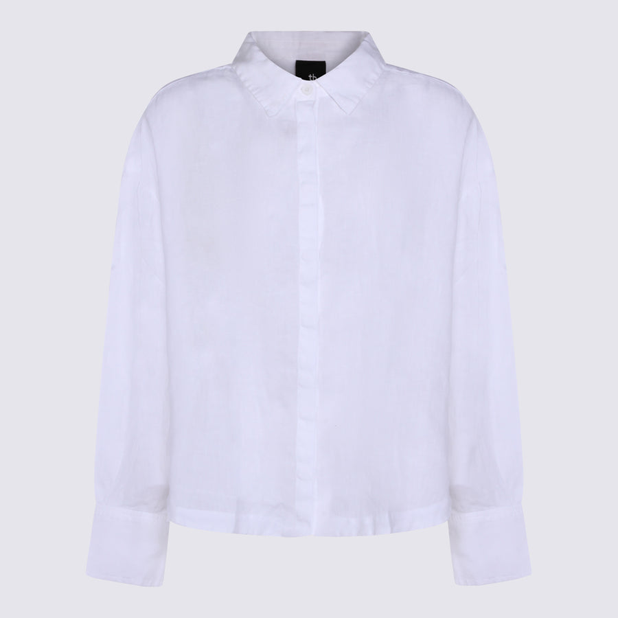 Thom Krom 100% Linen shirt in white