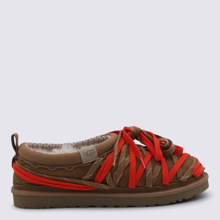 UGG Wool/Suede upper mule in brown
