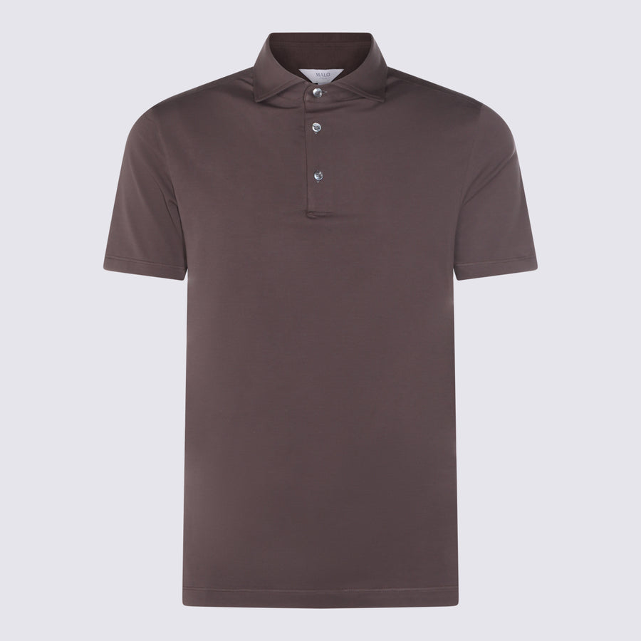 Malo 92% cotton polo in gray