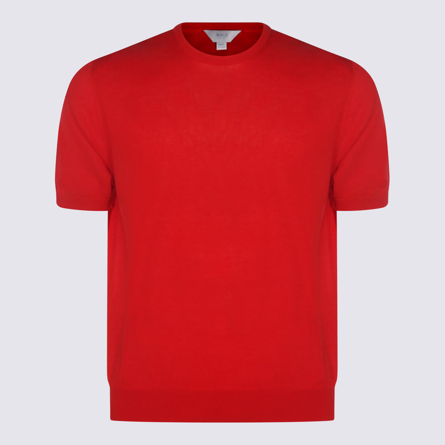 Malo 95% Cotton t-shirt in red