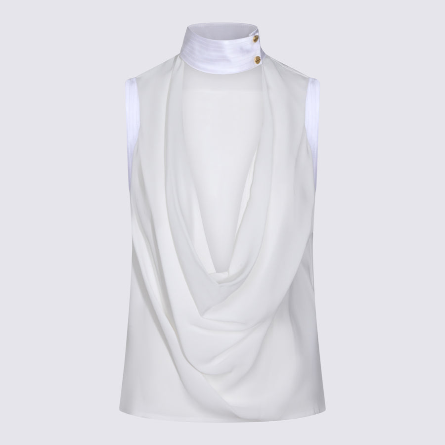 Elisabetta Franchi 100% Viscose shirt in white