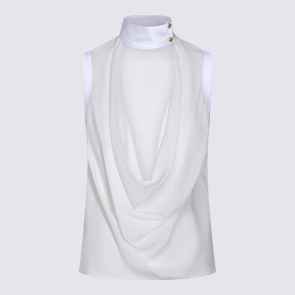 Elisabetta Franchi 100% Viscose shirt in white